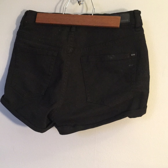 Garage black jean shorts - Picture 2 of 2